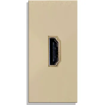Elektrická zásuvka MODUL 1/2 ZÁSUVKA HDMI PRO MONTÁŽ DO RÁMEČKŮ