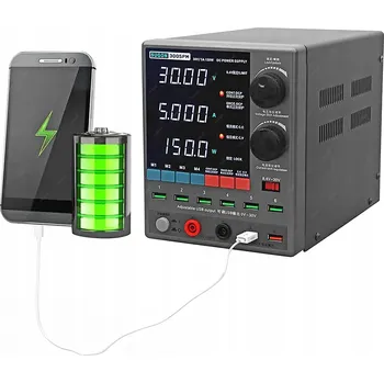 Laboratorní zdroj PROFESIONÁLNÍ SERVISNÍ LABORATORNÍ ZDROJ REGULOVANÝ SUGON 3005PM 30V