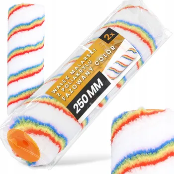 2x Váleček malířský 25 cm Zkosený na malování stěn, barev, laků, akrylů SH-T