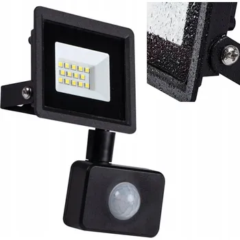 LED halogenový reflektor s pohybovým senzorem 10W IP44 neutrální bílá Miledo