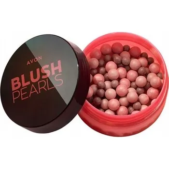 Přípravek na tvář Tvářenka v kuličkách růžová Avon Blush Pearls Deep 28 g