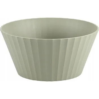 Miska na ovoce a saláty zelená plast, průměr 25cm, výška 12cm