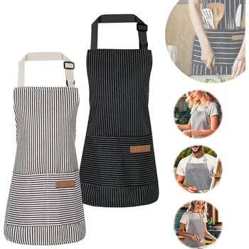 Kuchyňská zástěra 2 KS KUCHYŇSKÁ ZÁSTĚRA OCHRANNÁ GASTRONOMICKÁ S KAPSOU