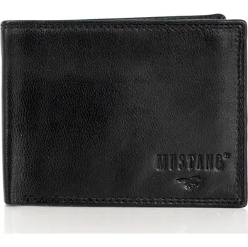 Peněženka Peněženka Mustang , přírodní lícová kůže, černá - muž