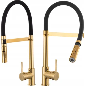 Vodovodní baterie Kuchyňská baterie stojánková Gamma VENTO zlatá