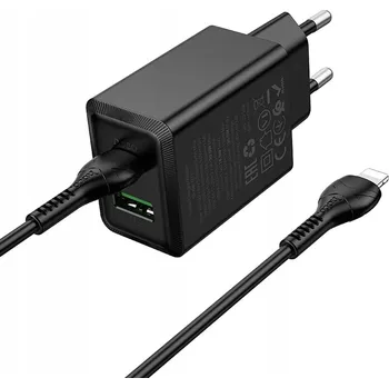 Nabíječka Hoco USB A + USB C QC3.0 PS AFC 3A 30W + kabel USB C na USB C N71