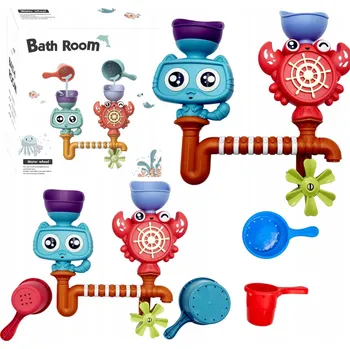 Fontána Do Vany Crab Cups Hračka hračka s přísavkami