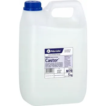 Mýdlo Tekuté mýdlo Castor bílé kanystr 5 kg na ruce Merida M7B