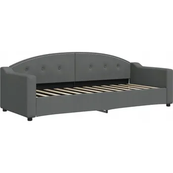 Pohovka Rozkládací pohovka 2 v 1 s funkcí spaní, 223x90x75 cm, tmavě šedá