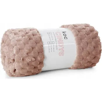 Prostěradlo Přehoz na postel Eurofirany z mikrovlákna 70 cm x 160 cm růžový