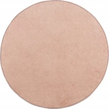 Koberec Průměr 100 cm KULATÝ KOBEREC KOBEREC PUDROVÁ RŮŽOVÁ KRUH