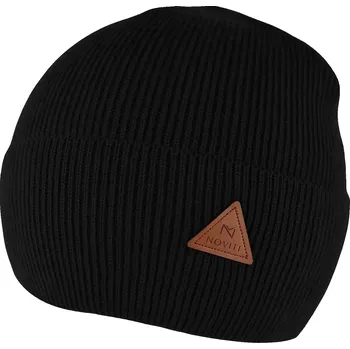 Čepice Chlapecká zimní čepice NOVITI černá akrylová 50-54