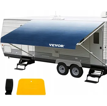 Markýza Předsíň pro karavan markýza stříška pro obytné vozy 5.24 x 2.4 m