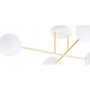 STROPNÍ SVÍTIDLO STROPNÍ SVÍTIDLO EMIBIG MAGNUM 1234/4 BÍLÉ / ZLATÉ