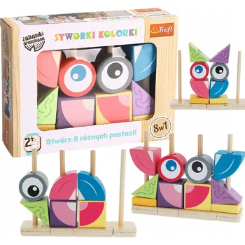 ostatní stavebnice STAVEBNICE KOSTKY TVARY BARVY TŘÍDIČ