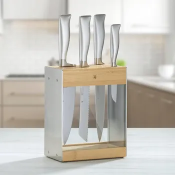 Stojan na nože Průhledný blok Nože WMF Bamboo Compact