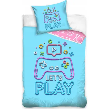 Povlečení Sada povlečení Carbotex 140 x 200 cm modrá