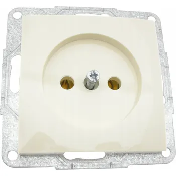 Elektrická zásuvka Elektrická Zásuvka nástěnná Hager Polo Fiorena béžová