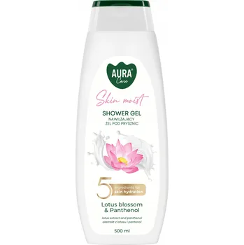 Koupelová kosmetika Krémový sprchový gel 500 ml Lotosový květ a Panthenol Aura Care