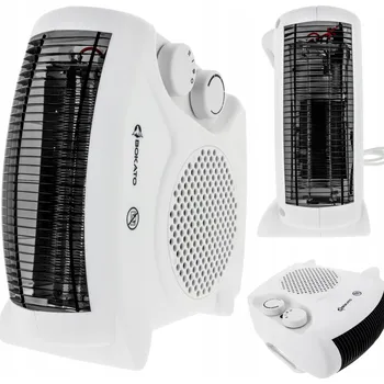 Přímotop Termoventilátor elektrický ohřívač Bokato GRZ922 2000 W termostat