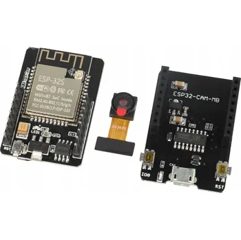 IP kamera Mikropočítač MSALAMON ESP32 CAM s kamerou a programátorem s WiFi BLE 4.2