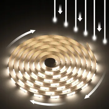 LED osvětlení Digitální LED pásek COB WLED WS2811 plynulý NEUTRÁLNÍ BÍLÁ 360 LED/m 24V 5m