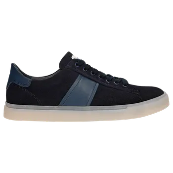 Pánské polobotky Tmavě Modré Pánské Tenisky S Koženkovou Vložkou Z Lícové Kůže Wojas 1024666 40