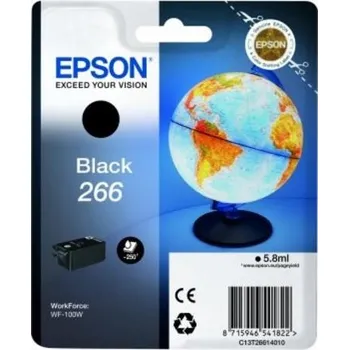 EPSON ink čer Singlepack "Globus" Black 266 ink cartridge 5,8 ml