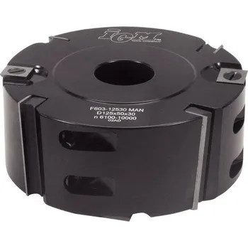 Fréza "IGM F603 Falcovací fréza šikmé zuby MAN - D125x50 d30 Z4 V4 ALU"