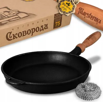 Pánev Pánev Maysternya litinová 28 cm s dřevěnou rukojetí