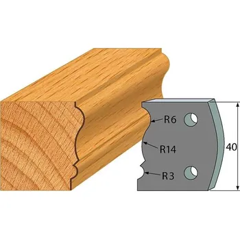 Příslušenství k frézce "IGM profil 106 - pár omezovačů 40x4mm SP"