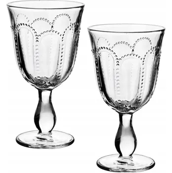 Sklenice Skleničky na bílé víno, skleničky na červené víno, skleničky na vodu Mondex DAPHNE bezbarvé 300ml 4 ks