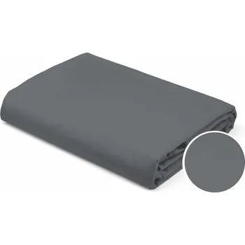 Prostěradlo Prostěradlo 120x200 SATÉN s gumou tmavě šedé