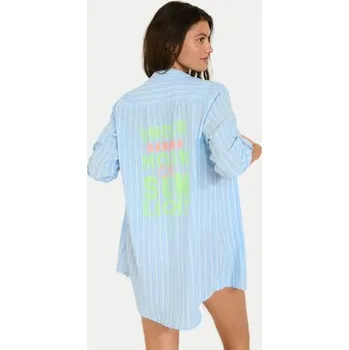 Pánská košile Banana Moon Košile Garel Galeana MVD66 Světle modrá Regular Fit L