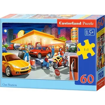 Puzzle Puzzle 60 Dílů Benzínová pumpa castor, castorland