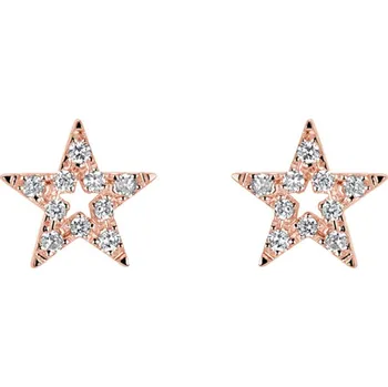 Náušnice Náušnice s diamanty Gentle Star