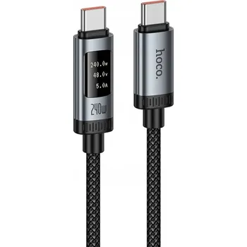Datový kabel Kabel Hoco USB typ C - USB typ C 1,2 m černý