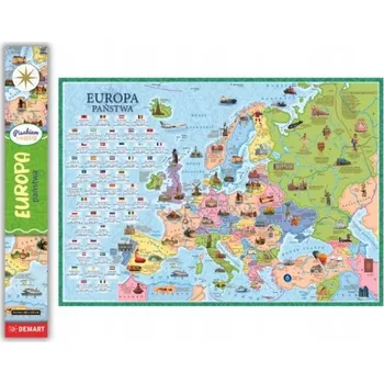 Obraz Podložka pod myš Mapa světa se zvířaty