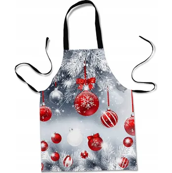 Kuchyňská zástěra VÁNOČNÍ KUCHYŇSKÁ ZÁSTĚRA JAKO DÁREK ZÁSTĚRKA VÁNOCE BAŇKY VZORY 167