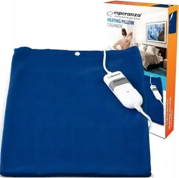 Polštář Elektrický polštář Esperanza Cashmere modrý s regulací teploty