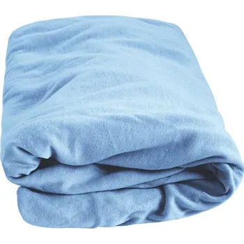 Bytový textil Jersey prostěradlo BASIC SVĚTLE MODRÉ 90x200 cm