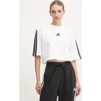 Bavlněné tričko adidas Essentials JD4999 bílá 00X, vel. XXS