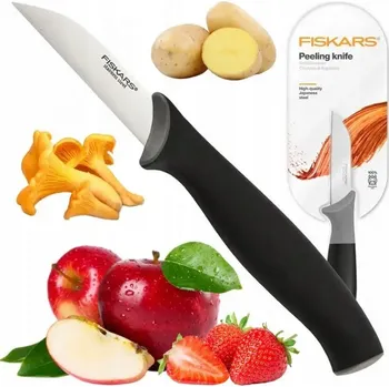 Fiskars Control nůž na škrábání a loupání s rovnou čepelí 7 cm 1062920
