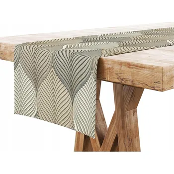 ubrus Béžový běhoun na stůl 240 x 40 cm