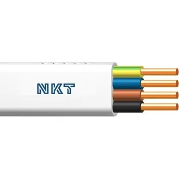 elektrický kabel Plochý instalační kabel YDYp NKT 4 x 1,5
