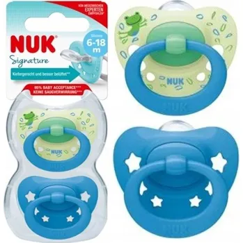 Anatomický silikonový Dudlík NUK 6 měsíců +