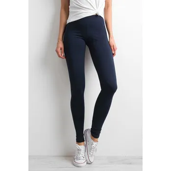 BASIC FEEL GOOD Basic bavlněné legíny navy blue Velikost: XL
