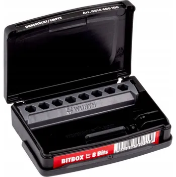 Bit Würth Prázdná Krabička / Pouzdro na Bity ORSY 1/4 palce