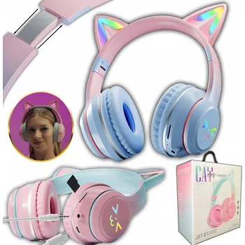 Sluchátka Słuchawki bezprzewodowe nauszne Delux ELUXE