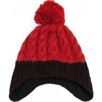 Čepice Zimní čepice Szaleo s klapkami na uši, vícebarevná, univerzální velikost